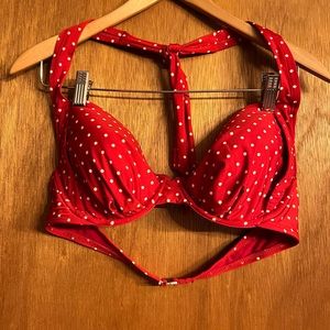 Jantzen Polkadot Bikini Top w/ underwire 36D